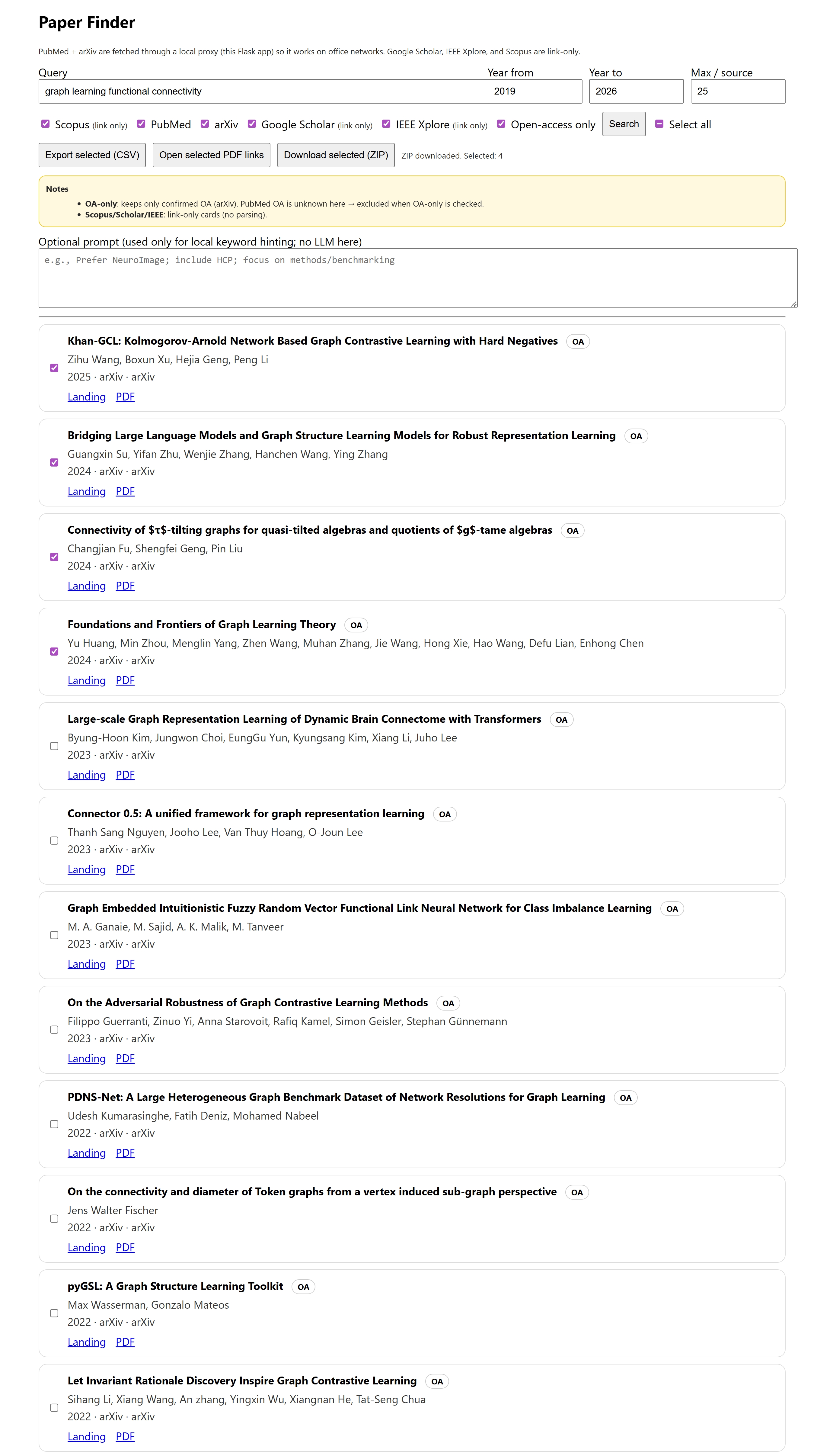 Paper-Finder Interface